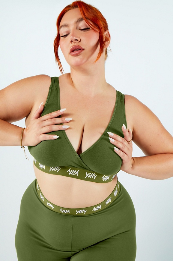 Major Label Smoothing Cross-Front Bralette