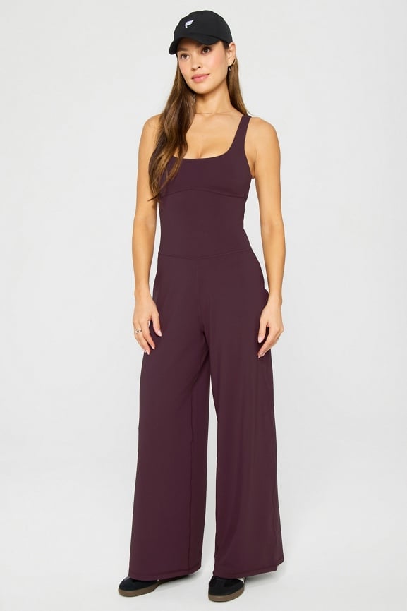 PureLuxe Wide-Leg Jumpsuit