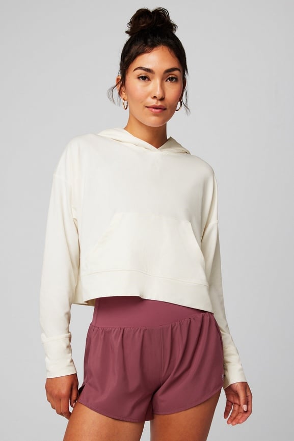 Cloud Jersey Cropped Hoodie