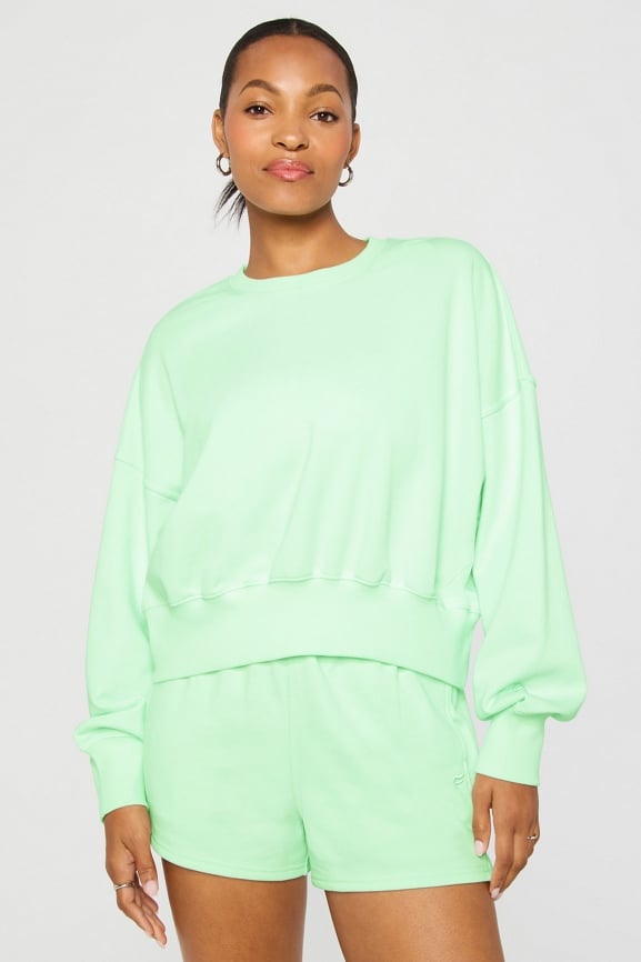 Year Round Terry Crew Neck Sweatshirt