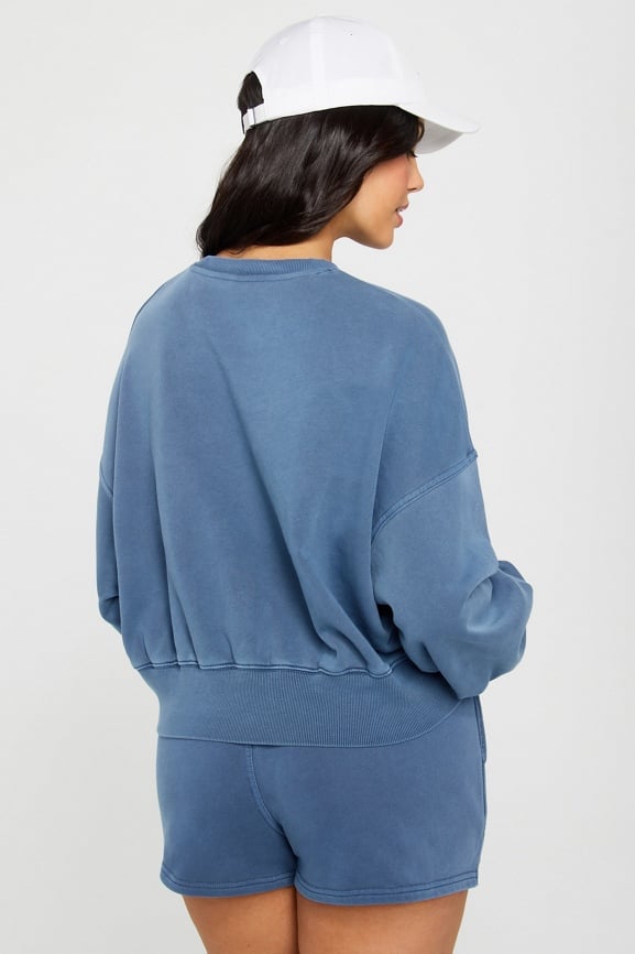 Year Round Terry Crew Neck Sweatshirt