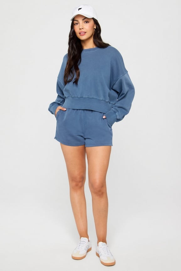 Year Round Terry Crew Neck Sweatshirt