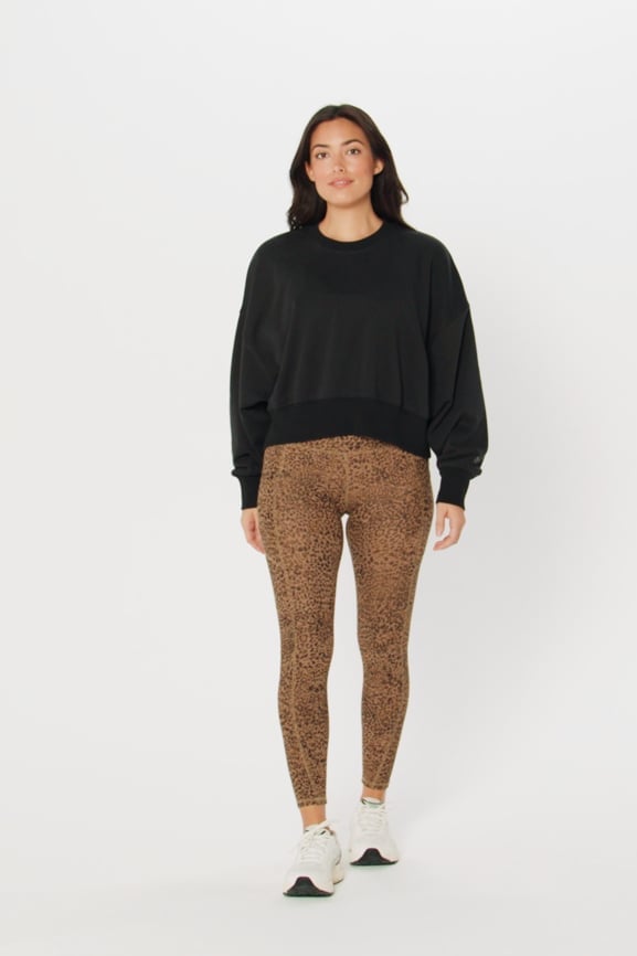 Year Round Terry Crew Neck Sweatshirt