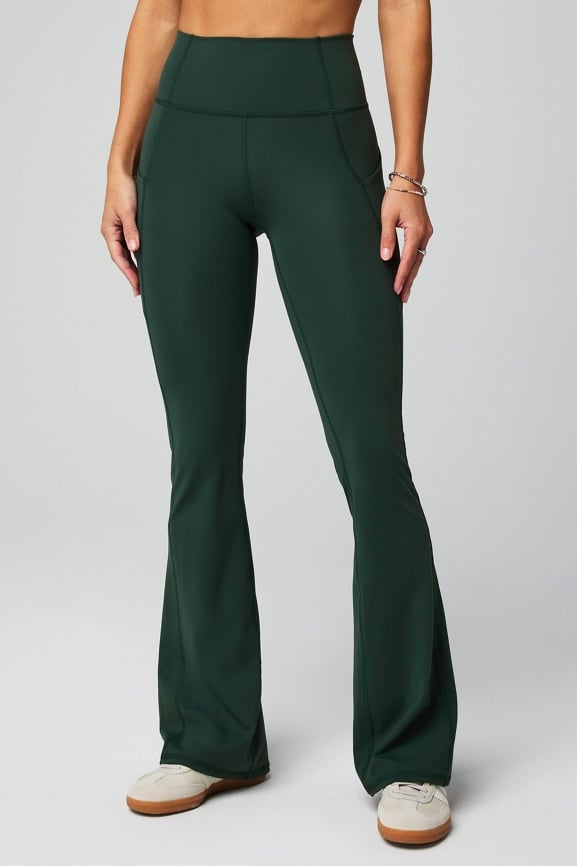 Oasis PureLuxe High-Waisted Pocketed Kick Flare