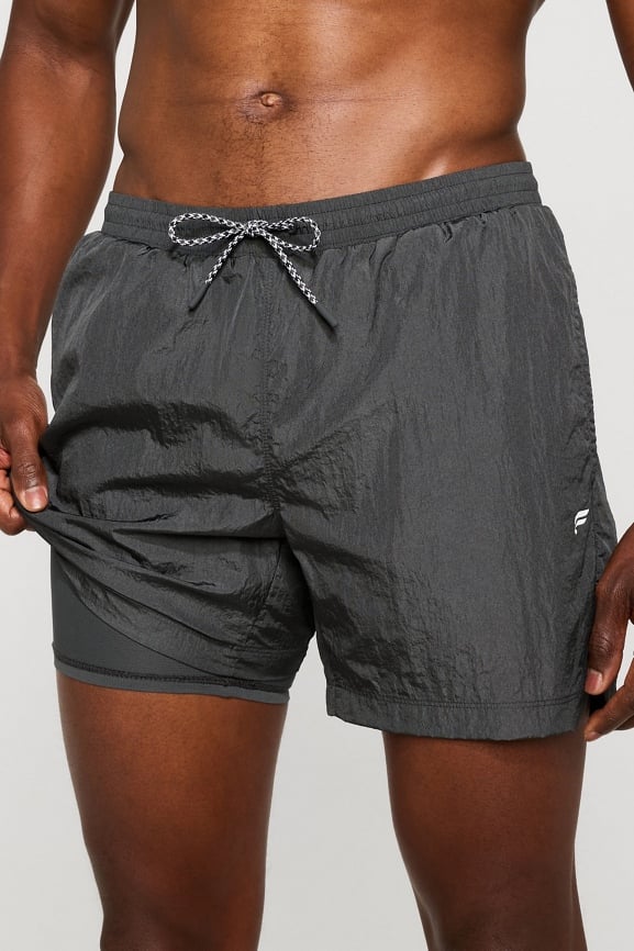 The Lightweight Crinkle Swim Trunk