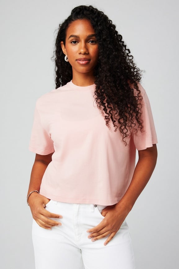 Camiseta boxy 100% algodón