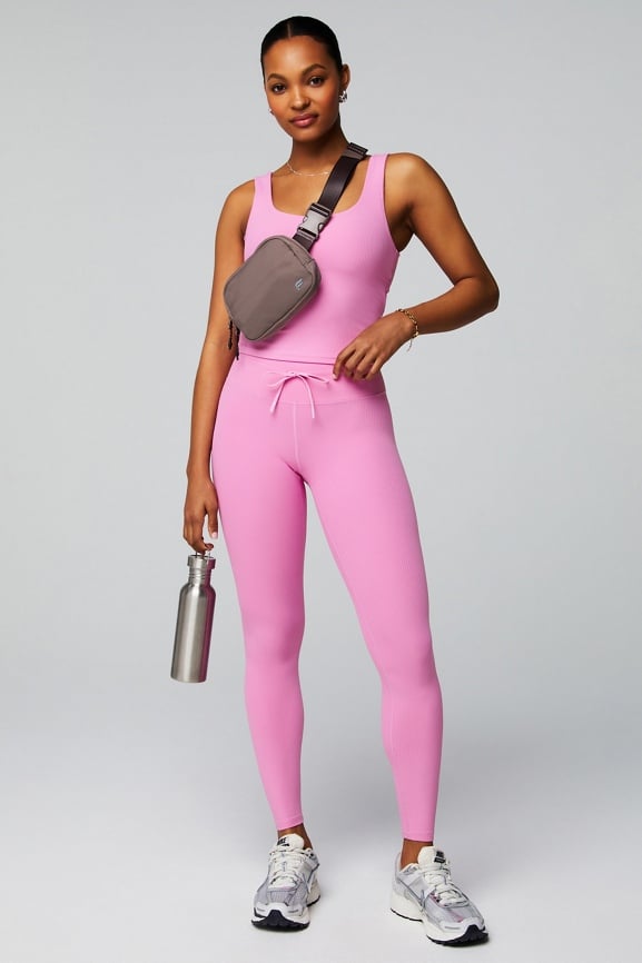 Top con sujetador incorporado Oasis Rib Twist