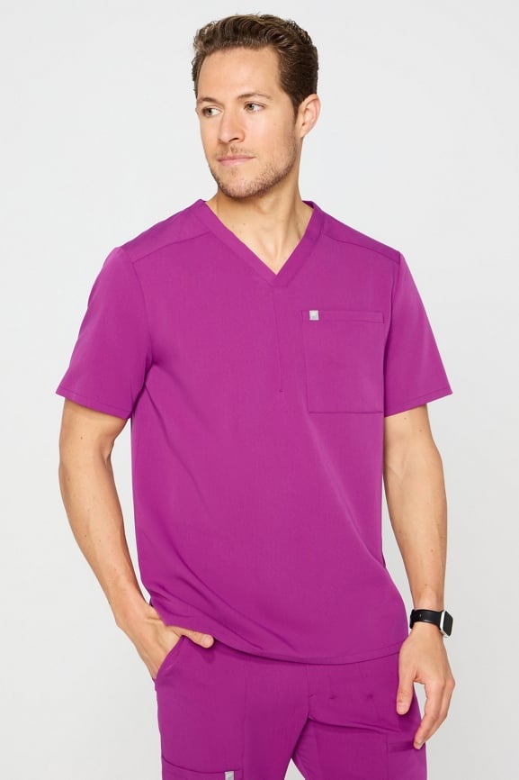 Helix 1-Pocket Scrub Top