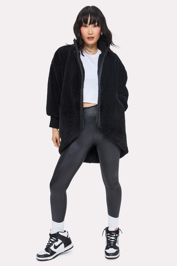 Oversized Teddy Cocoon Jacket - Fabletics