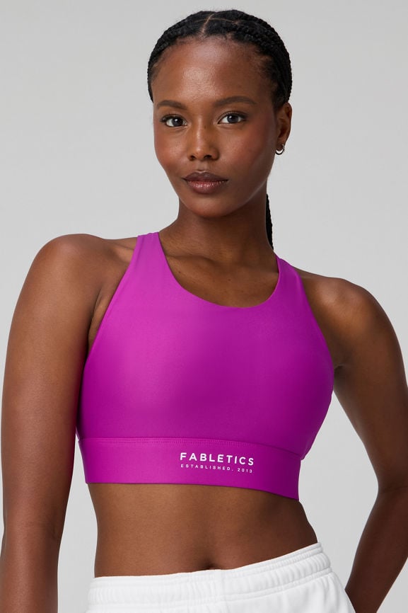 新品Fabletics ヨガウェア XS バーガンディ・ピンク SculptKnit® High-Waisted Mesh Legging - Fabletics