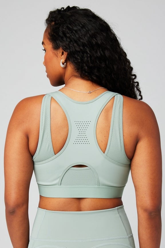 Front Zip High Impact Sports Bra