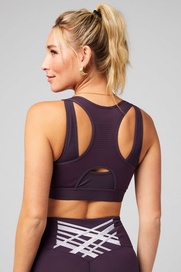 Front Zip High Impact Sports Bra