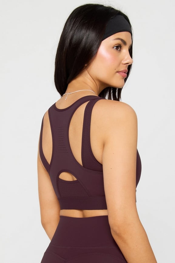 Front Zip High Impact Sports Bra