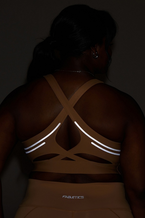 No-Bounce Reflective High Impact Sports Bra