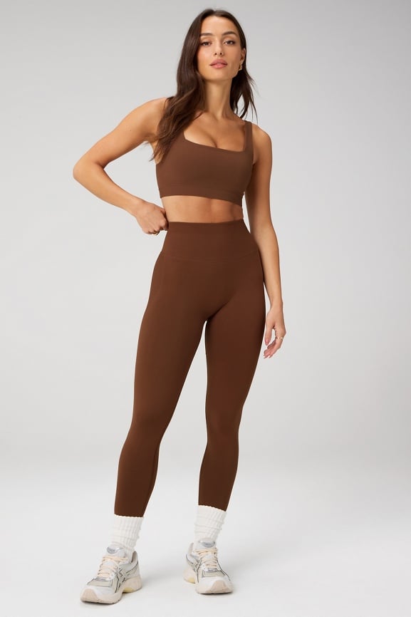 Sleek Seamless Square Neck Low Impact Bra