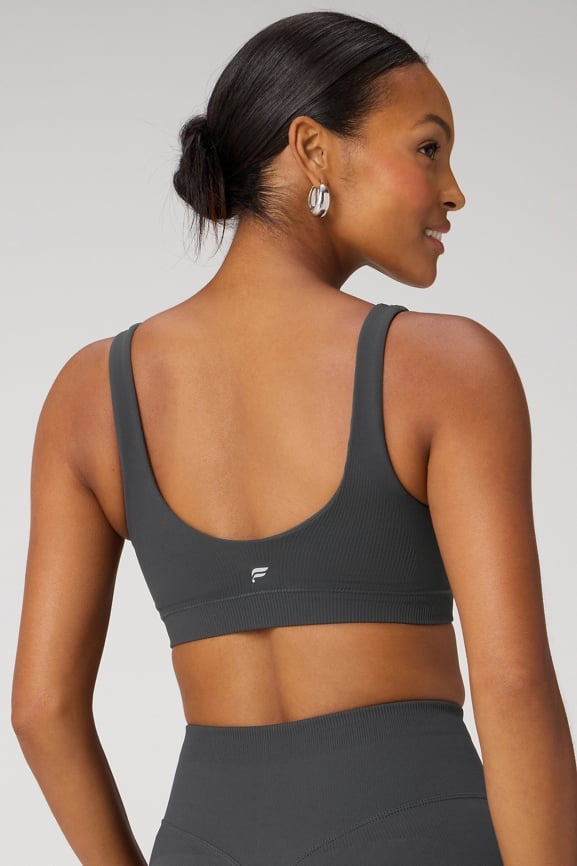 Sleek Seamless Square Neck Low Impact Bra