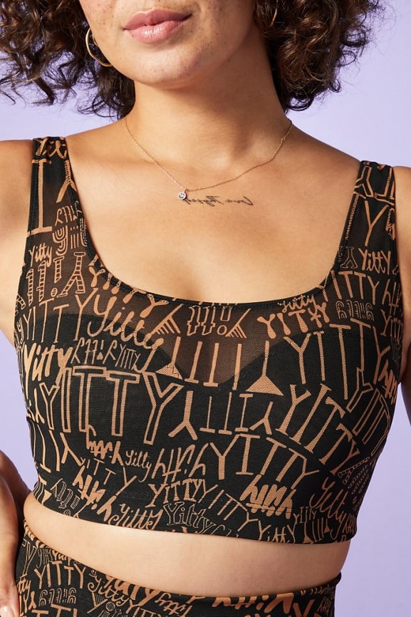 Mesh Me Smoothing Midi Bralette