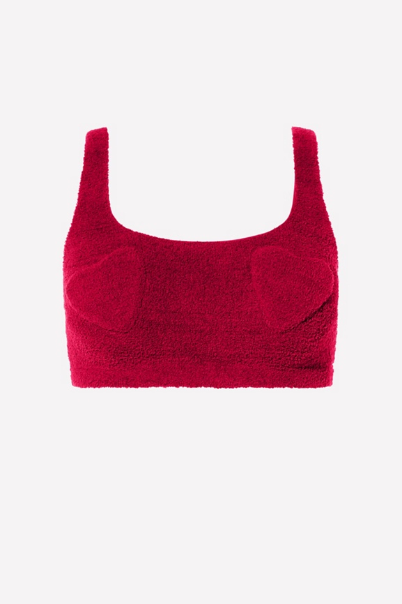 Pet Me Midi Bra With Hearts