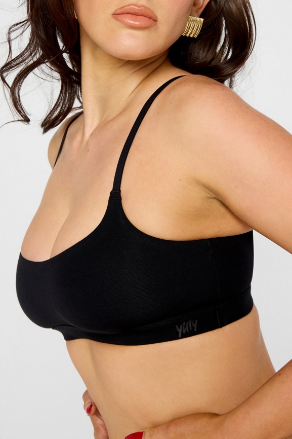 Snug Cotton Scoop Bralette