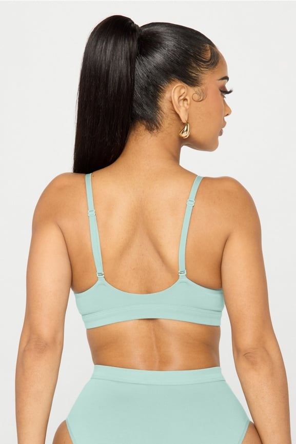 Snug Cotton Triangle Bralette