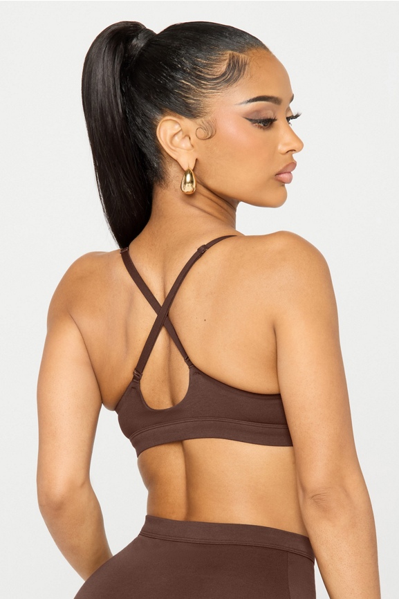 Snug Cotton Triangle Bralette