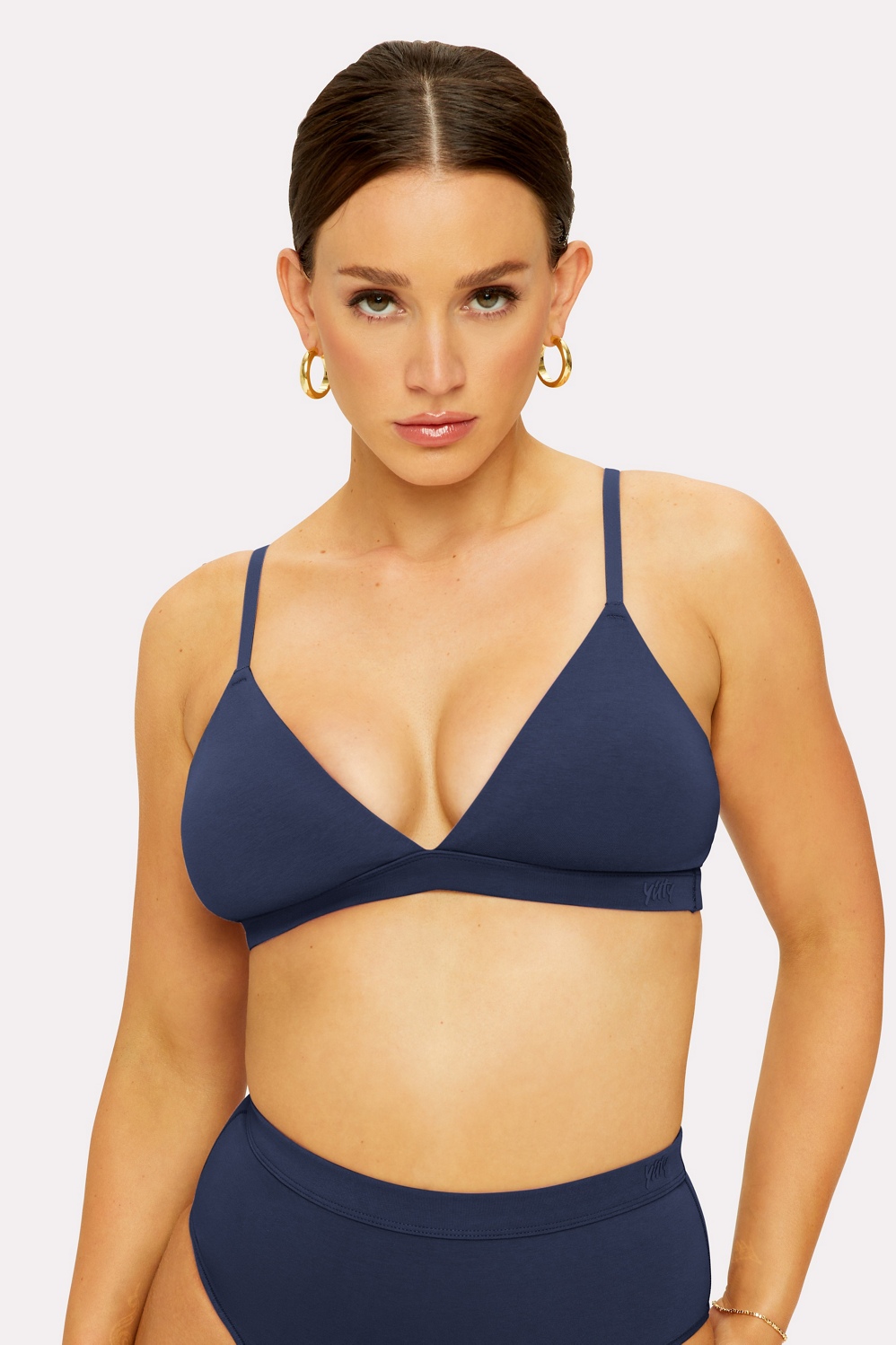 Snug Cotton Supportive Triangle Bralette