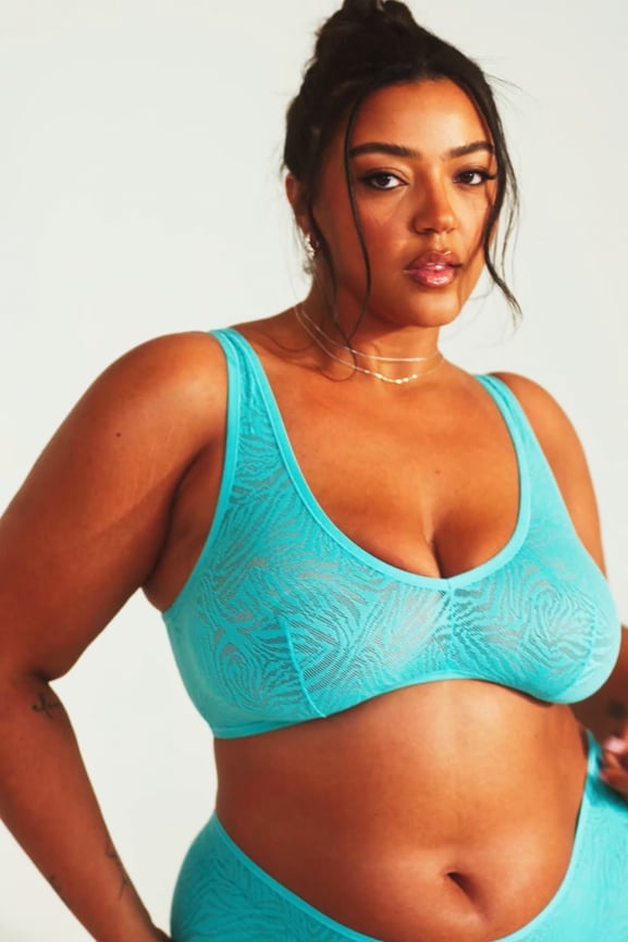 Hot Mesh Plunge Bralette