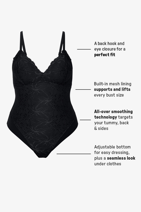 Smoothing Lace Bodysuit - Fabletics