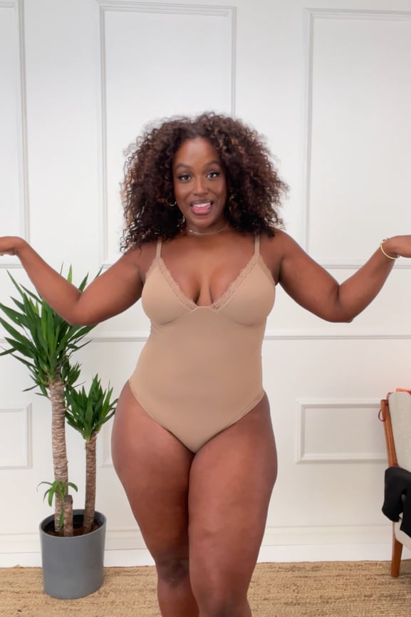 Bibiy. BBUNNIE BODYSUIT ブラウン Corset Bodysuit - Mocha Berry
