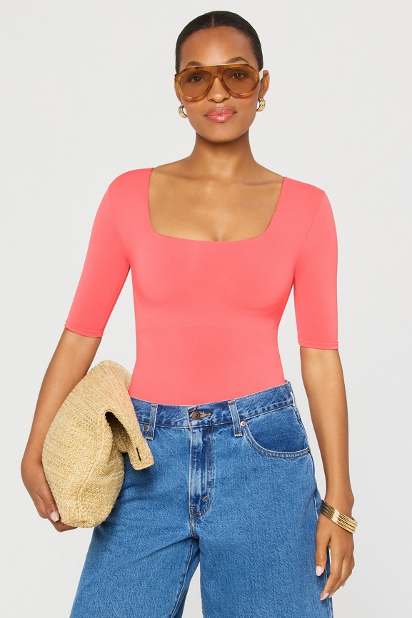 Nearly Naked Shapewear 3/4 Sleeve Bodysuit