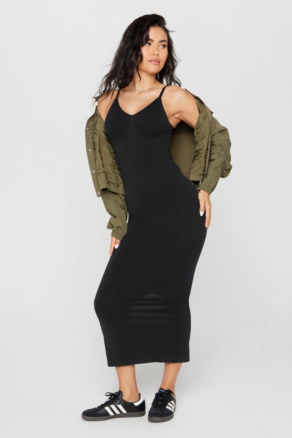 Smooth As Hell Shaping Maxi Dress - Fabletics Canada