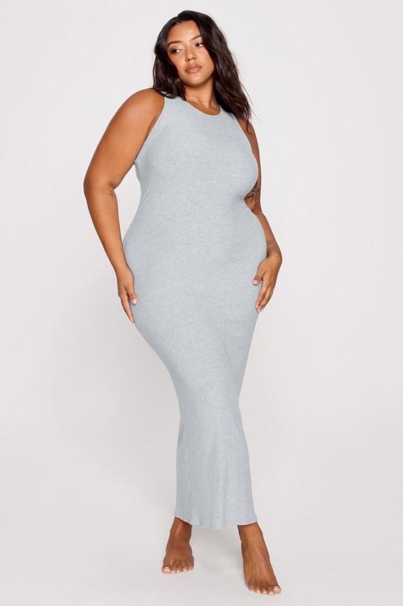 Soft Rib Sleeveless Maxi Dress