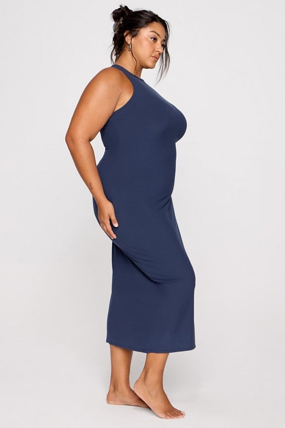 Soft Rib Sleeveless Maxi Dress