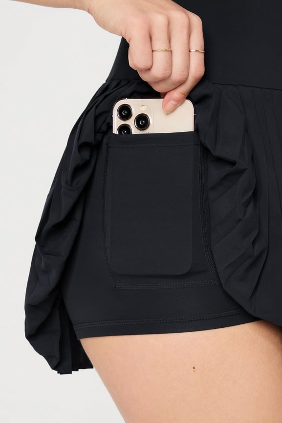 Hot Shot Pleated Dress Mini