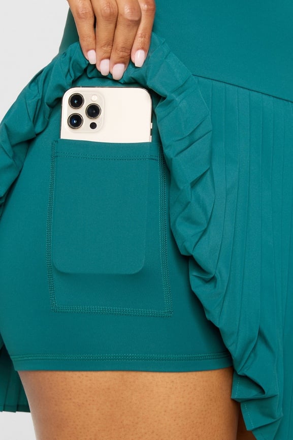 Hot Shot Pleated Dress Ultra Mini