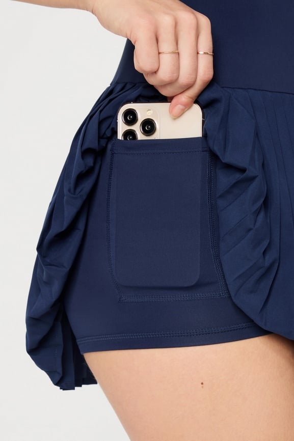 Hot Shot Pleated Dress Mini