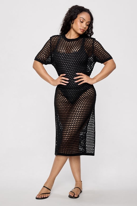 Crochet Midi Dress Fabletics
