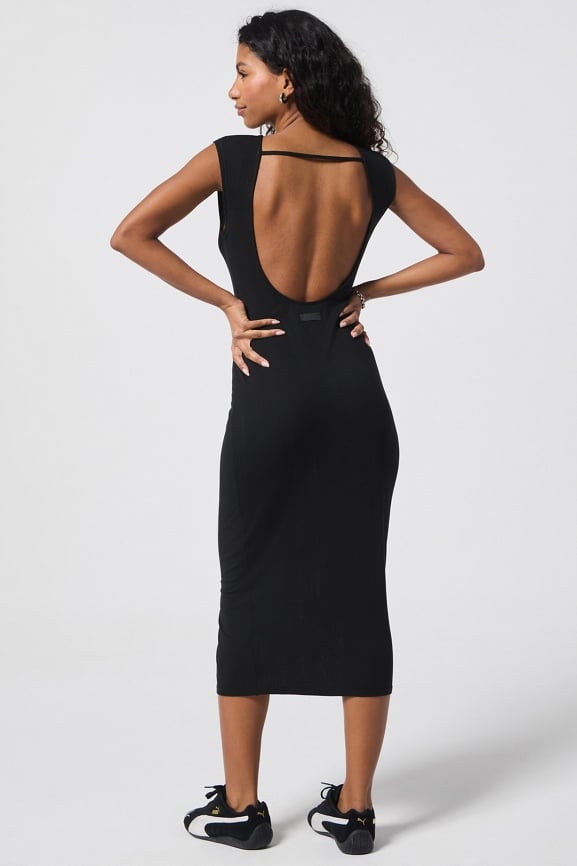 Luxe360 Rib Maxi Dress
