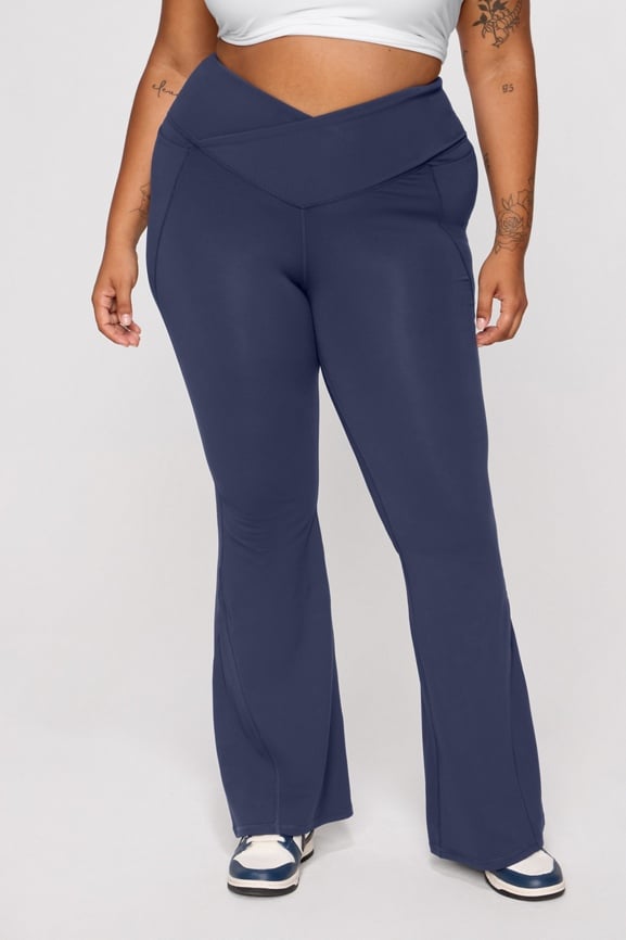Pureluxe Everyday Crossover Flare  + Pureluxe Longline Low Impact Bra 2-Piece Outfit