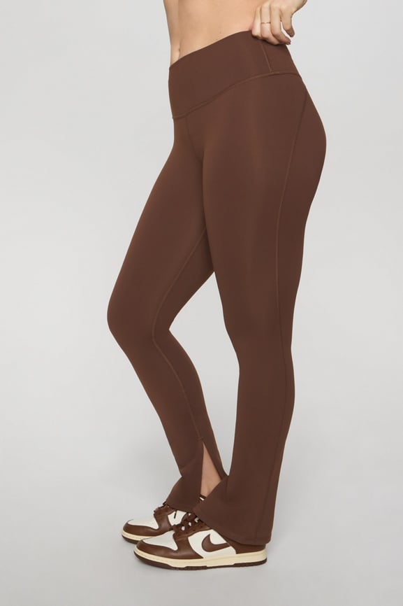 Powerhold Split Flare Legging + All Day Every Day Low Impact Bra 2-Piece Outfit