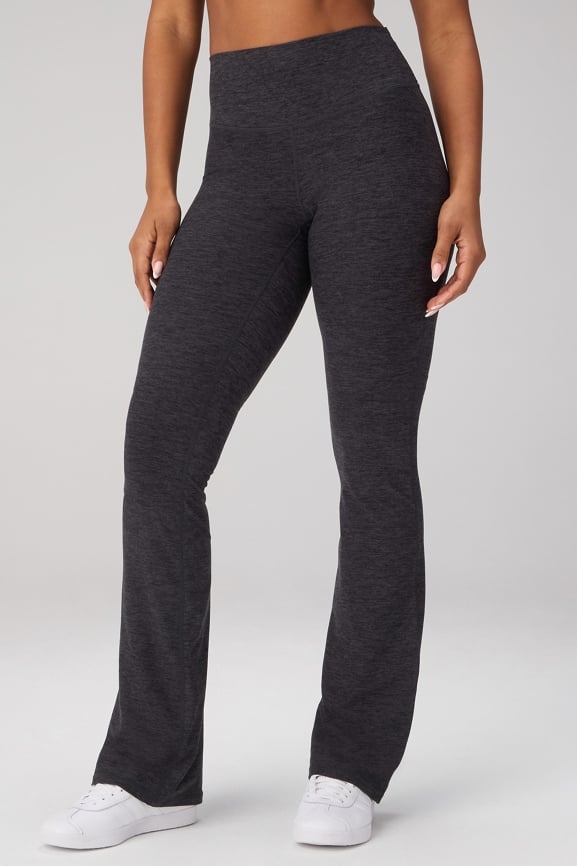 Heatherflex Ruched Bra + Heatherflex High-Waisted Tlc Mini Flare 2-Piece Outfit