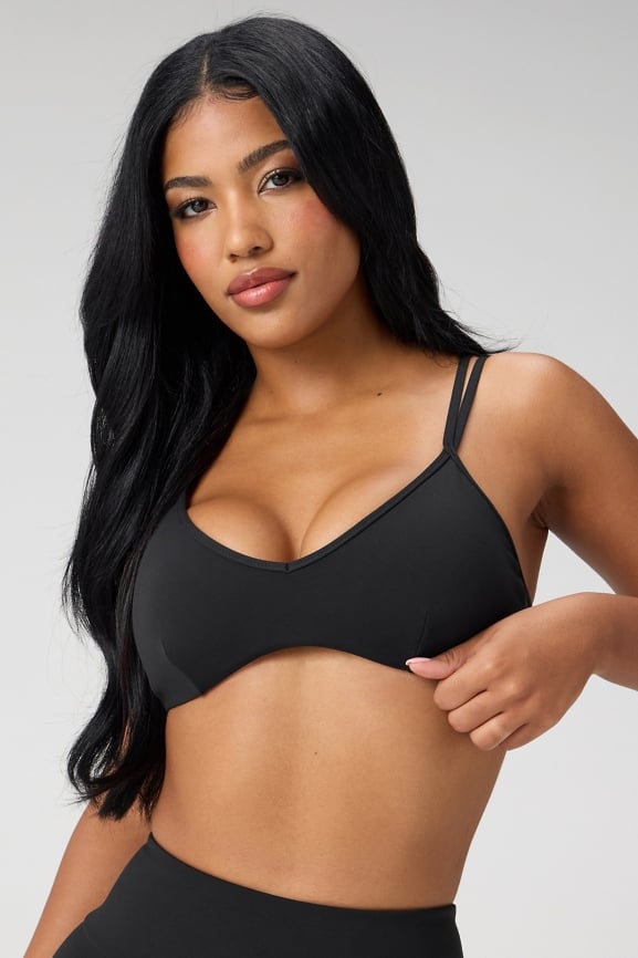 Pureluxe Strappy Low Impact Bra + Define High-Waisted Legging 2-Piece Outfit