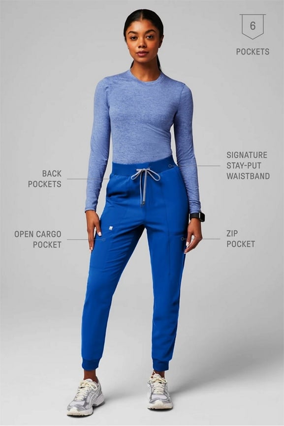 High-Rise On-Call Scrub Jogger