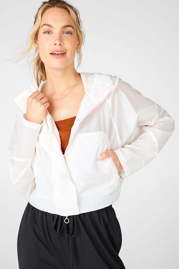 Halle Cropped Hooded Jacket - Fabletics
