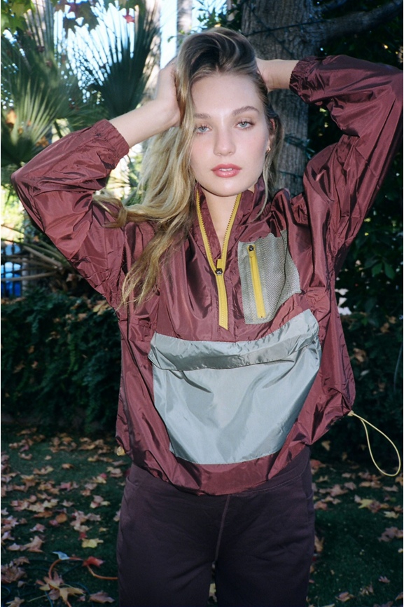 Shawn Cropped Half-Zip Jacket - Fabletics