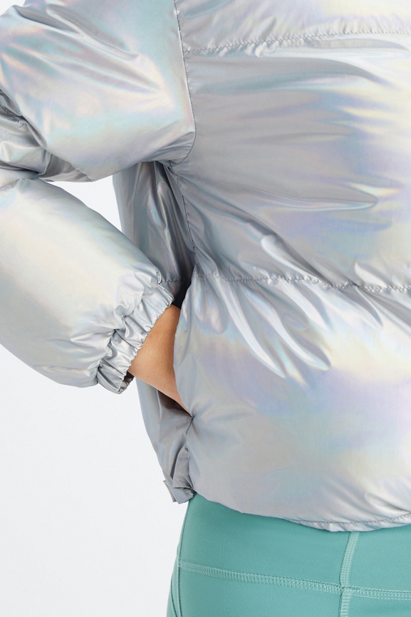 Doudoune courte holographique Wander Fabletics