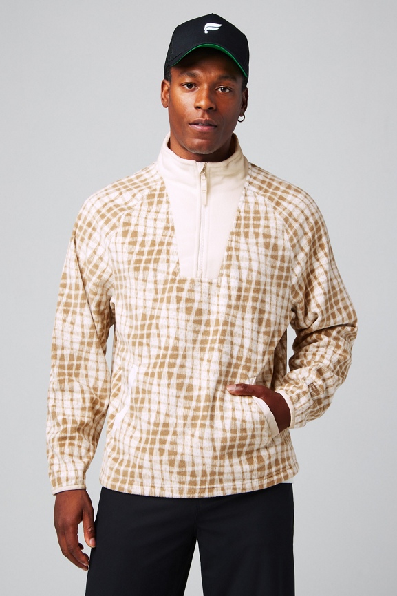 美品✨️ルフィル 2024年 NYLON STRETCH BROAD BLOUSE The Pine City Half Zip - Fabletics