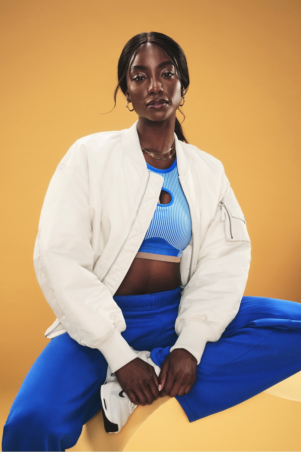 Iconic Oversized Bomber Jacket