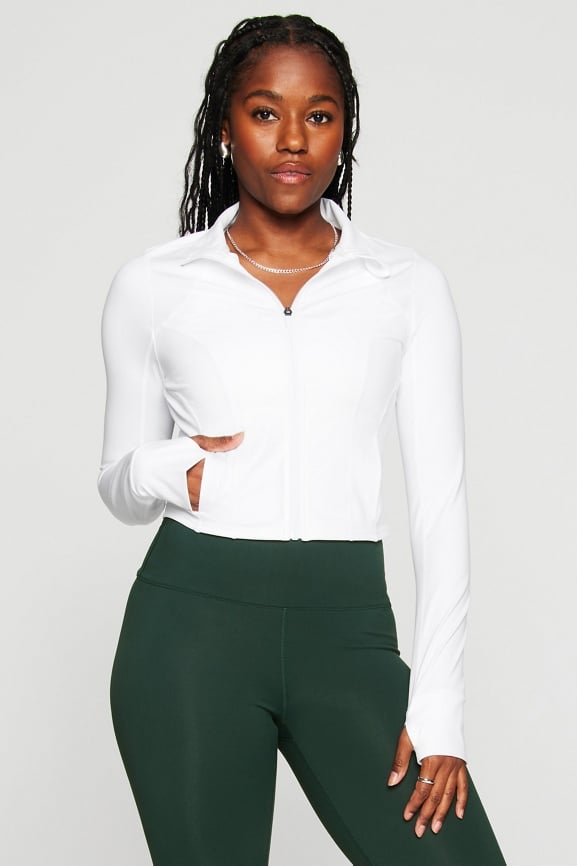 Perfect Storm Cropped Train Jacket - Fabletics