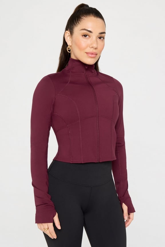 Perfect Storm Cropped Train Jacket - Fabletics